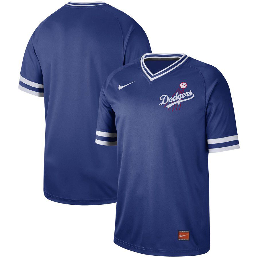 2019 Men MLB Los Angeles Dodgers blank blue Nike Cooperstown Collection Jerseys->detroit tigers->MLB Jersey